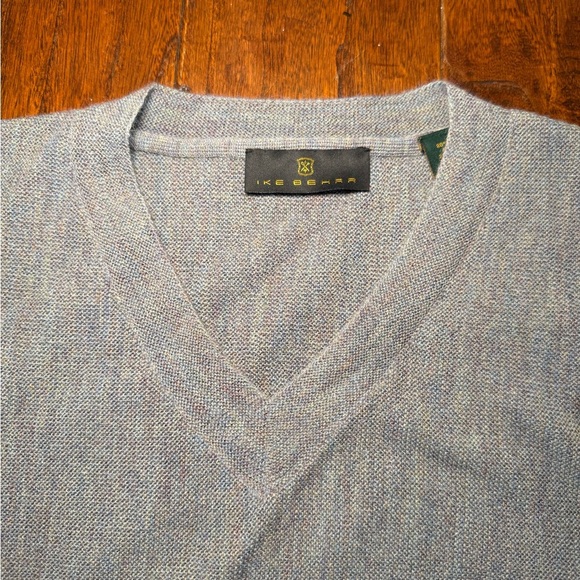 Ike Behar Men’s Baby Alpaca and Wool Sweater Classic Soft New Condition Size L - Picture 6 of 10